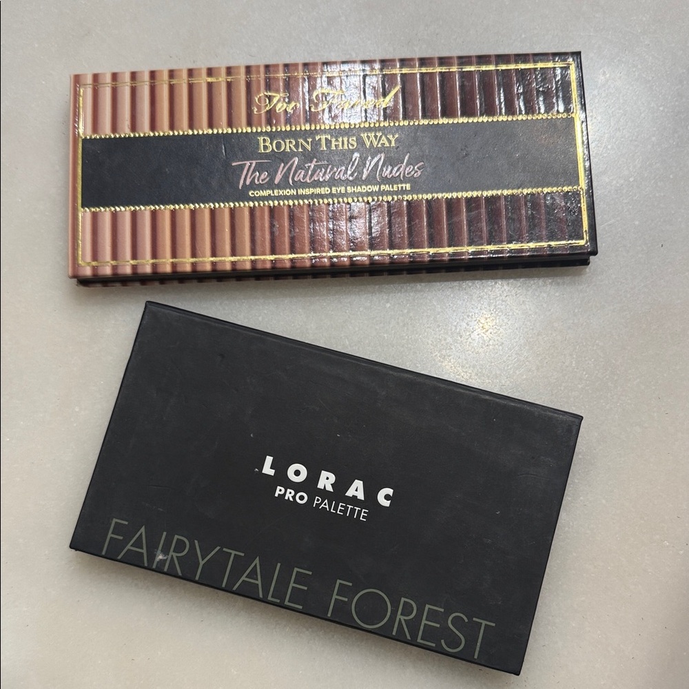 Lorac Pro Palette and Too Faced Eyeshadow Set